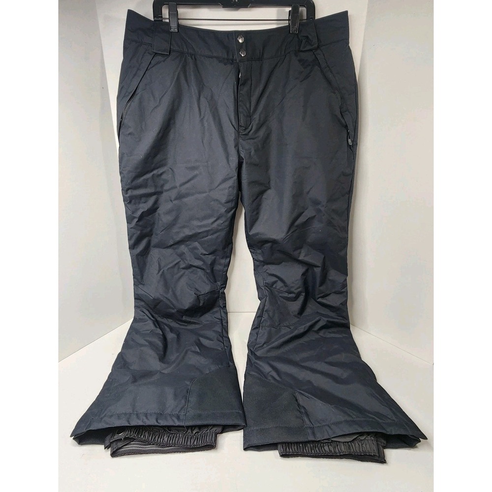 Columbia Women's Size 2XL Artic Snow Omni Heat Ski Snow Pants Insulated Black